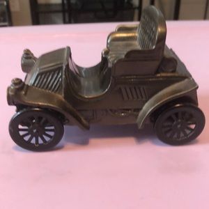 😊VTG 1902 Banthrico Nash Rambler Coin Bank😊 really rolls. Heavy Metal.